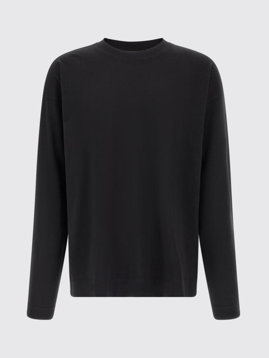 26SS 드리스 반 노튼 긴팔 티셔츠 2610211123603 900 Black - DRIES VAN NOTEN