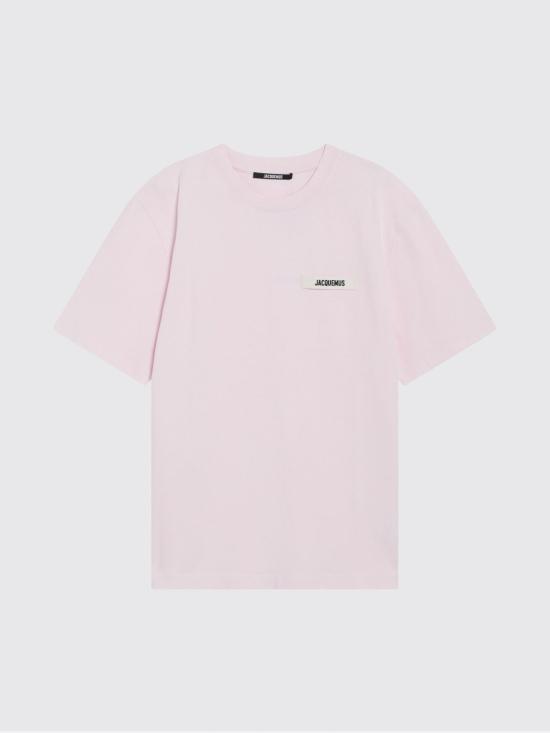 26SS 자크뮈스 반팔 티셔츠 25HTSM00133AJ00226 431 Pink - JACQUEMUS