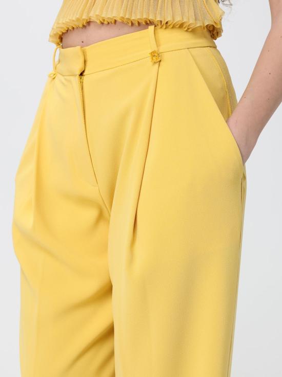 26SS 엘리자베타프랜치 스트레이트 팬츠 PAI67 FA5 Yellow - ELISABETTA FRANCHI