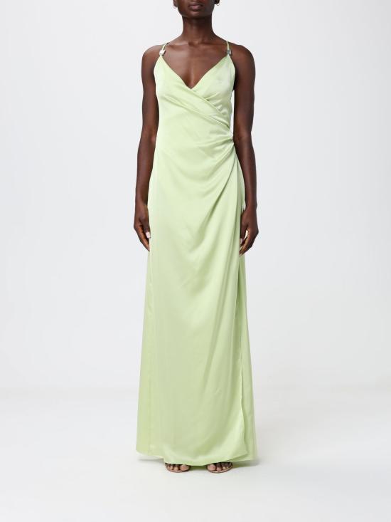 26SS 하니타 롱 원피스 HV38354610 LIME CREAM Lime