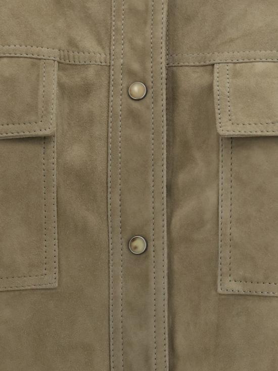 26SS 브루넬로 쿠치넬리 셔츠 MPCAL7436 C8850 Kaki - BRUNELLO CUCINELLI