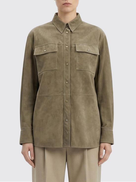 26SS 브루넬로 쿠치넬리 셔츠 MPCAL7436 C8850 Kaki