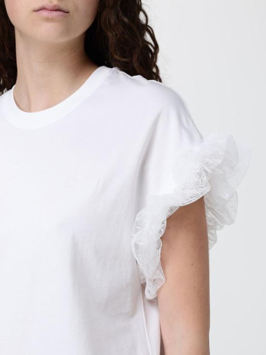 26SS 트윈셋 반팔 티셔츠 261TP204A 00001 White - TWINSET