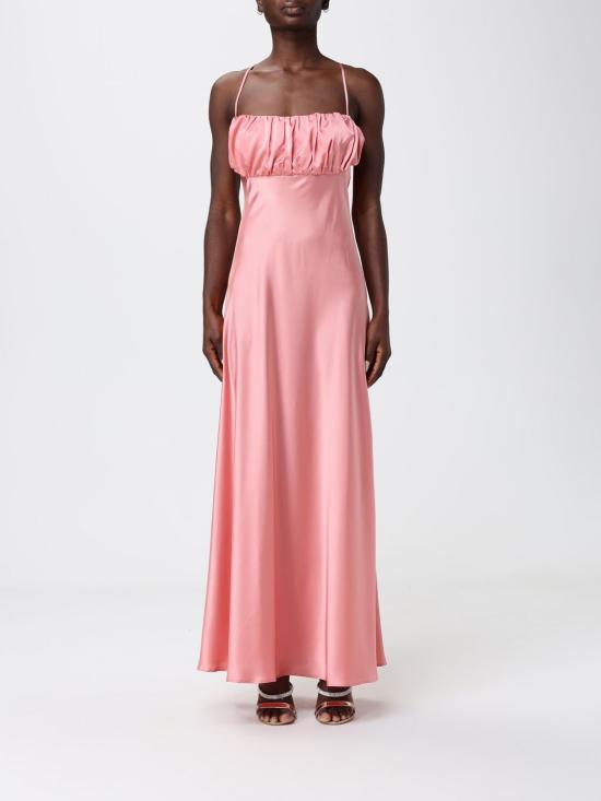 26SS 하니타 롱 원피스 HV38304610 VELVET Coral