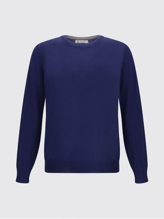 26SS 브루넬로 쿠치넬리 스웨터 M2400100 CYO67 Royal Blue - BRUNELLO CUCINELLI