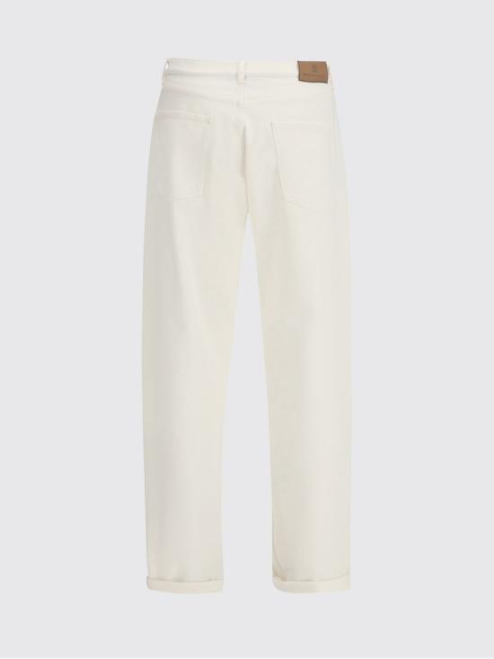 26SS 브루넬로 쿠치넬리 데님 팬츠 M237PO1090 C7210 White - BRUNELLO CUCINELLI