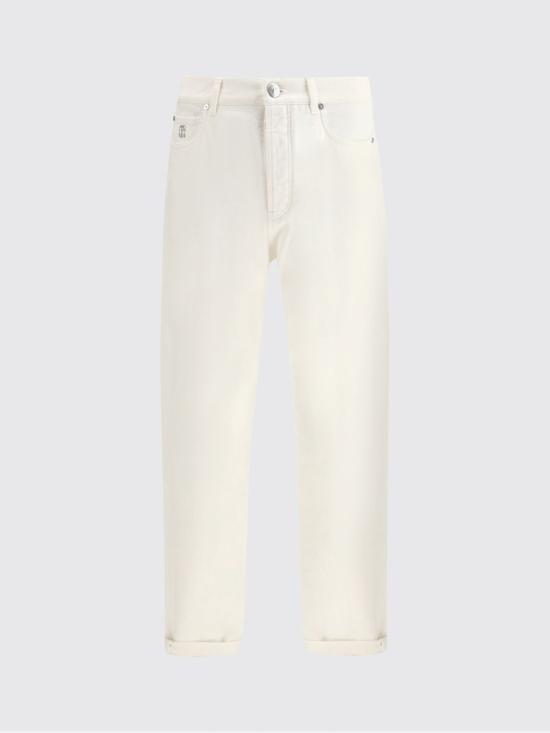 26SS 브루넬로 쿠치넬리 데님 팬츠 M237PO1090 C7210 White - BRUNELLO CUCINELLI