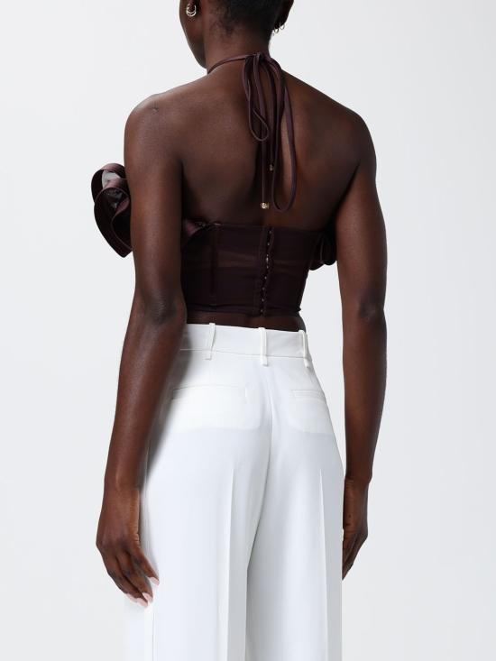 26SS 엘리자베타프랜치 탑 TO03962E2 644 Dark - ELISABETTA FRANCHI