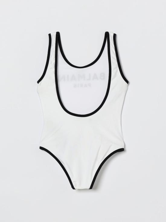 26SS [키즈] 발망 원피스 수영복 BXCA0DZ0005 100NE White - BALMAIN