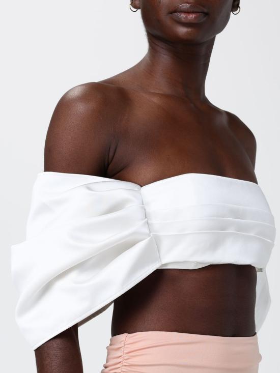 26SS 엘리자베타프랜치 탑 TO05662E2 360 Ivory - ELISABETTA FRANCHI