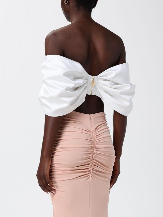 26SS 엘리자베타프랜치 탑 TO05662E2 360 Ivory - ELISABETTA FRANCHI