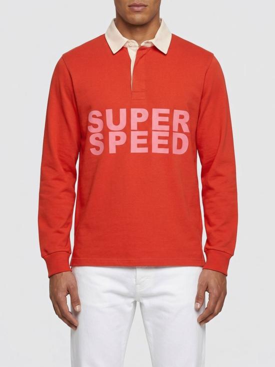 26SS JW앤더슨 폴로 티셔츠 JO0289PG1938 417 Red