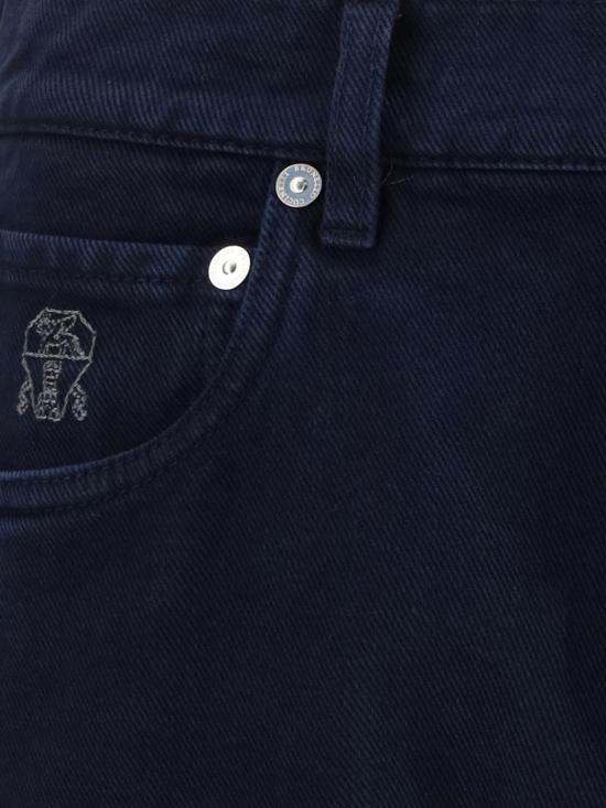 26SS 브루넬로 쿠치넬리 데님 팬츠 M237PO1090 C7193 Navy - BRUNELLO CUCINELLI