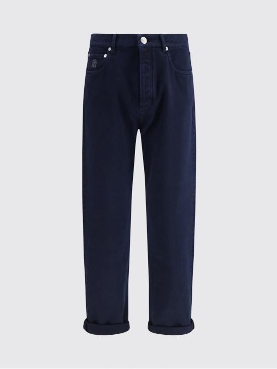 26SS 브루넬로 쿠치넬리 데님 팬츠 M237PO1090 C7193 Navy - BRUNELLO CUCINELLI