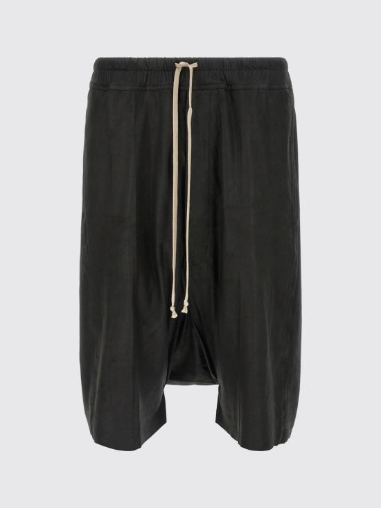 26SS 릭 오웬스 숏팬츠 RU01F2384LBF 09 Black - RICK OWENS