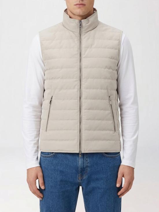 26SS 브루넬로 쿠치넬리 나일론 다운 베스트 MM4791451 CJM82 Brown