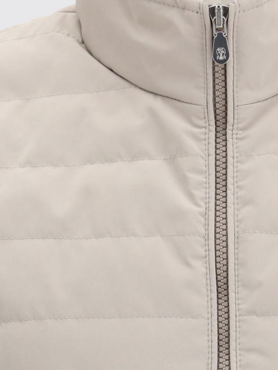 26SS 브루넬로 쿠치넬리 나일론 다운 베스트 MM4791451 CJM82 Brown - BRUNELLO CUCINELLI