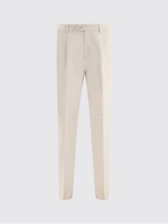 26SS 브루넬로 쿠치넬리 수트 팬츠 M252DE1450 C6008 Rope - BRUNELLO CUCINELLI