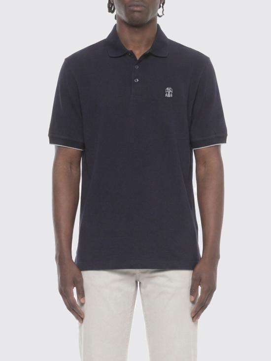 26SS 브루넬로 쿠치넬리 피케 폴로 셔츠 ME8548788 CK781 Blue 3