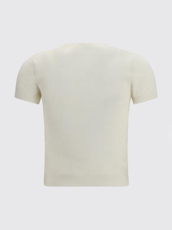 26SS 카사블랑카 반팔 티셔츠 WSP26KW1250 01 Ivory - CASABLANCA