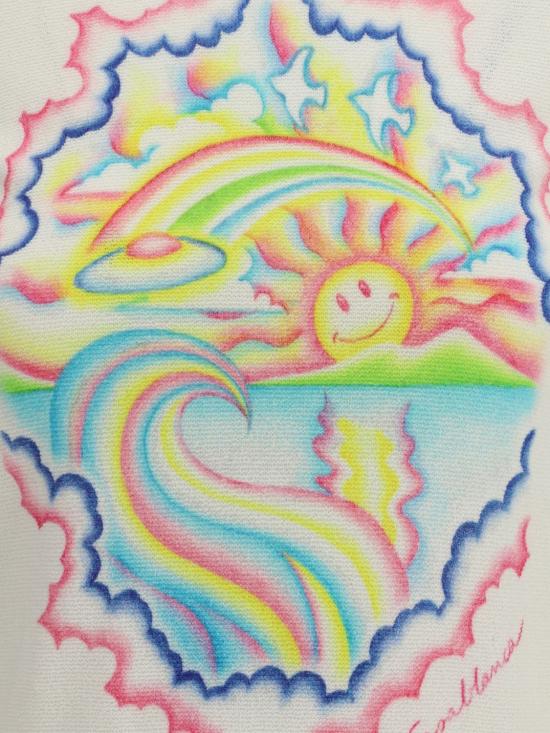 26SS 카사블랑카 반팔 티셔츠 WSP26KW1250 01 Ivory - CASABLANCA