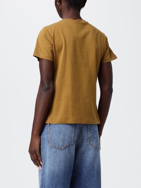 26SS 핑코 반팔 티셔츠 107094A3C7 LE2 Brown - PINKO