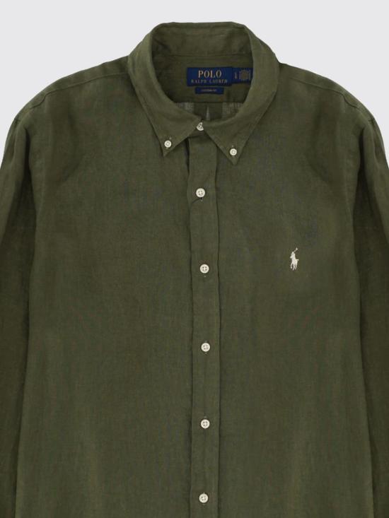 26SS 폴로 랄프로렌 긴팔 셔츠 710966294 513 Military - POLO RALPH LAUREN