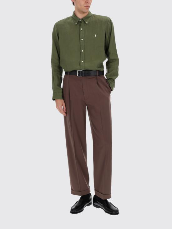 26SS 폴로 랄프로렌 긴팔 셔츠 710966294 513 Military - POLO RALPH LAUREN