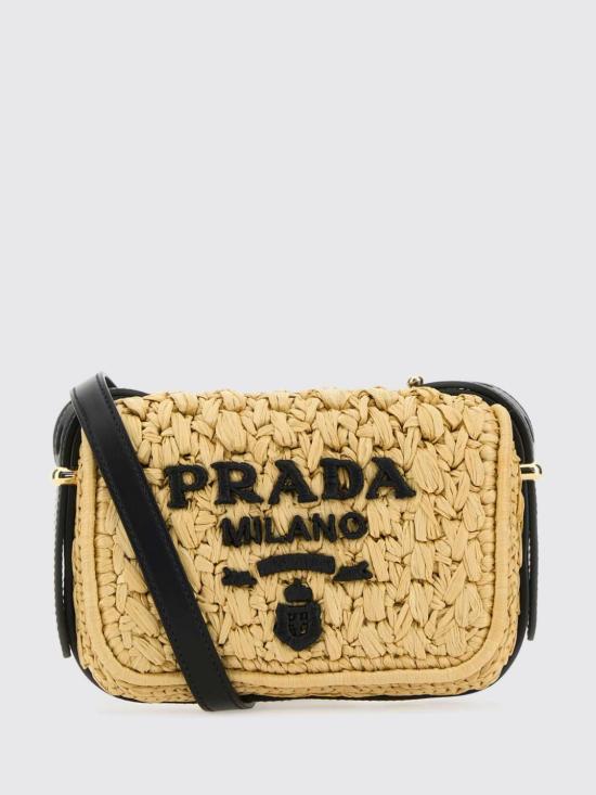 26SS 프라다 라피아 숄더백 1BD362VOOB2M2T F0I55 Natural