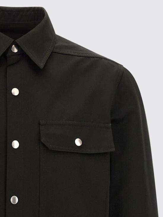 26SS 릭 오웬스 긴팔 셔츠 RU01F2729THD 09 Black - RICK OWENS