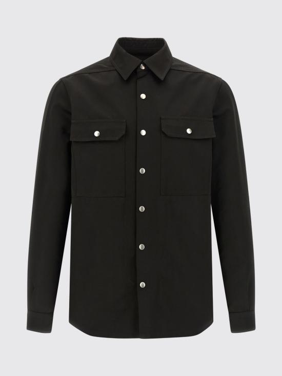 26SS 릭 오웬스 긴팔 셔츠 RU01F2729THD 09 Black - RICK OWENS