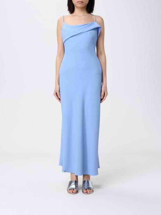 26SS 하니타 롱 원피스 HV37584558 ICEBERG Gnawed Blue