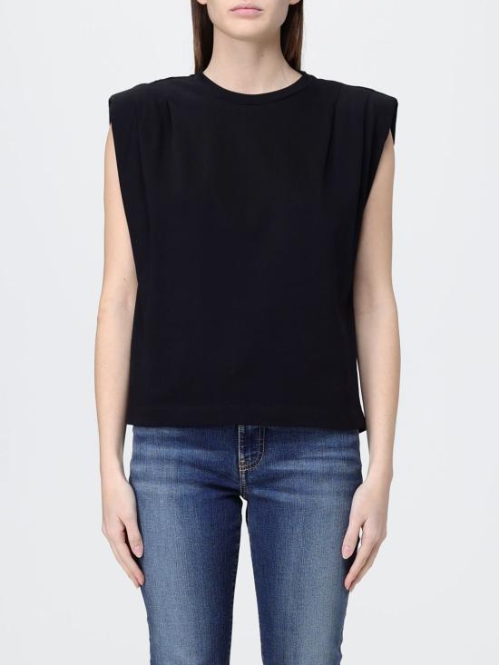 26SS 핑코 민소매 티셔츠 106720A3AR Z99 Black