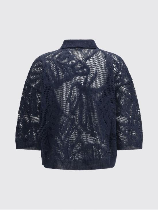 26SS 브루넬로 쿠치넬리 폴로 티셔츠 MDT771005 C4224 Blue - BRUNELLO CUCINELLI