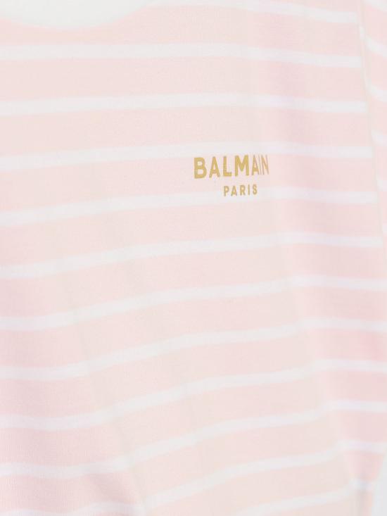 26SS [키즈] 발망 티셔츠 BY8B61Z3657 51EBC Pink - BALMAIN