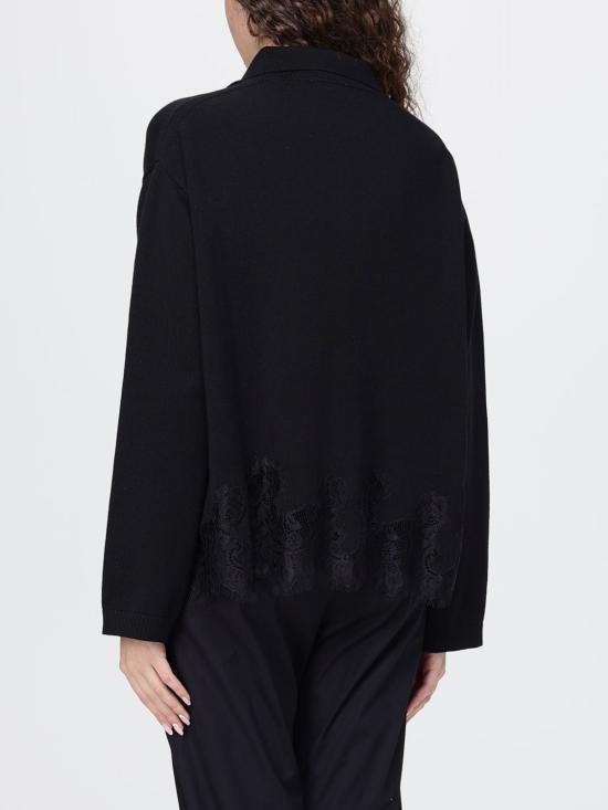 26SS 세미쿠튀르 폴로 티셔츠 Y6SH06 Y690 Black - SEMI-COUTURE