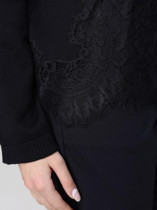 26SS 세미쿠튀르 폴로 티셔츠 Y6SH06 Y690 Black - SEMI-COUTURE