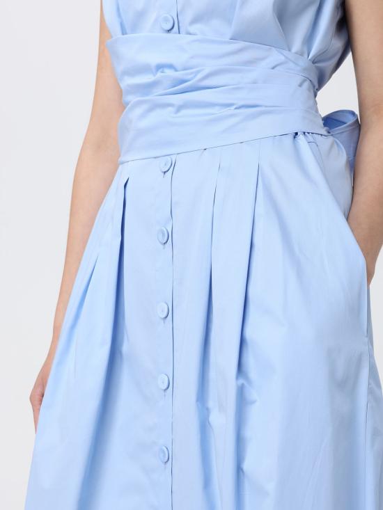 26SS 하니타 롱 원피스 HV38284597 AZZURRO Gnawed Blue - HANITA