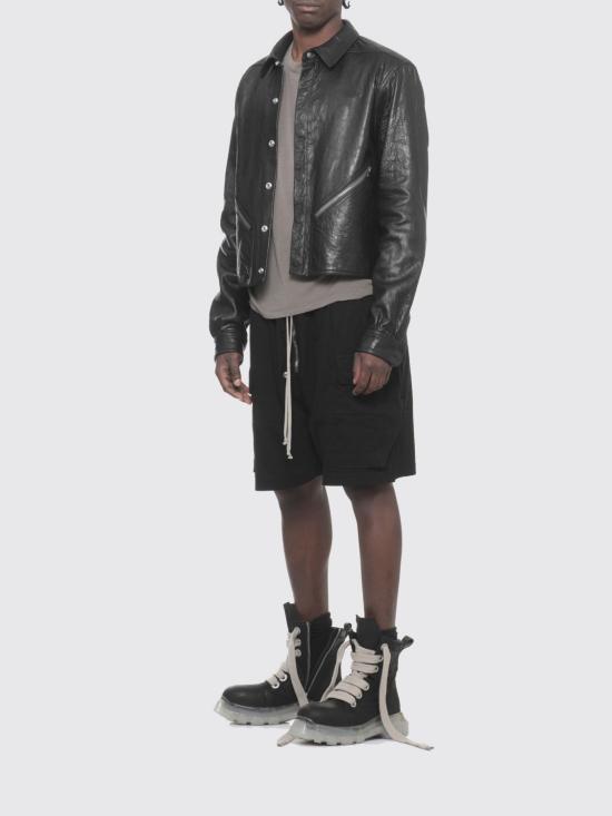 26SS 릭 오웬스 템플 숏 슬리브 티셔츠 RU01F2265JS 34 Grey - RICK OWENS