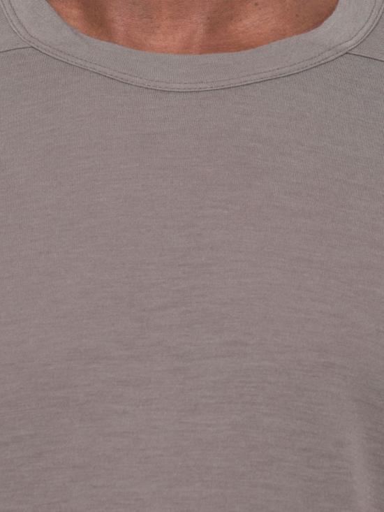 26SS 릭 오웬스 템플 숏 슬리브 티셔츠 RU01F2265JS 34 Grey - RICK OWENS