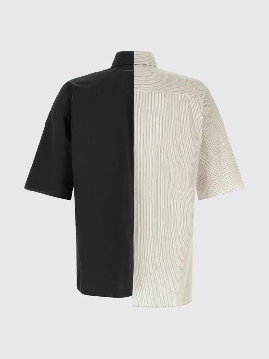 26SS MM6 메종마르지엘라 반팔 셔츠 SH0DR0007MTN136 961 Black - MM6 MAISON MARGIELA