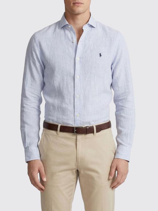 26SS 폴로 랄프로렌 긴팔 셔츠 710B16697 001 Blue