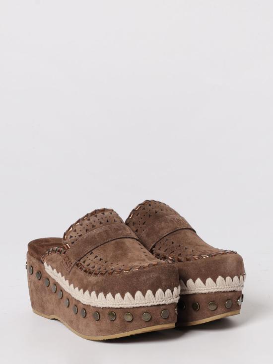 26SS 모우 뮬/슬리퍼 611004A DPBRO Brown - MOU