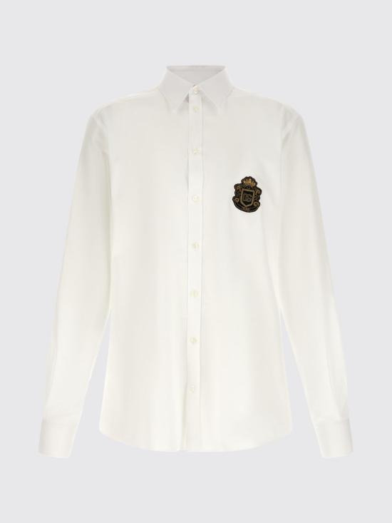 26SS 돌체앤가바나 긴팔 셔츠 G5ML1ZGK278 W0800 White - DOLCE & GABBANA