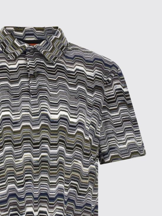 26SS 미소니 폴로 티셔츠 US26S20BBR014O S616H Green - MISSONI