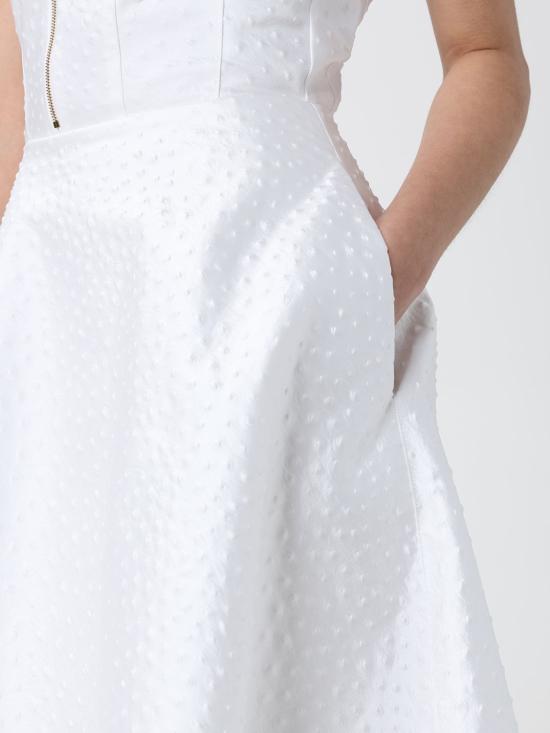 26SS 엘리자베타프랜치 롱 원피스 AB93362E2 360 Ivory - ELISABETTA FRANCHI