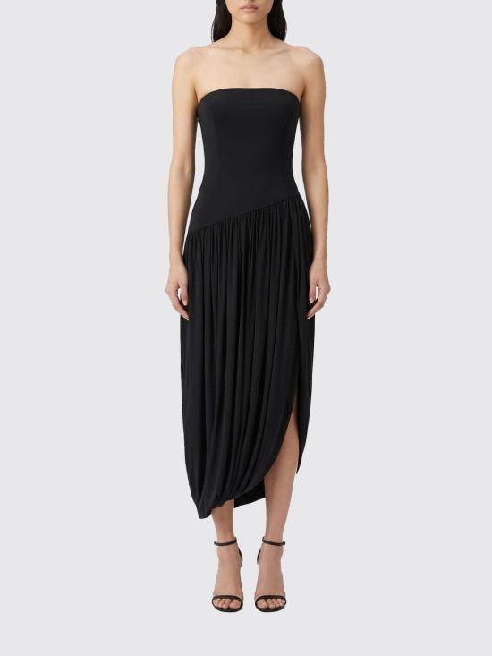 26SS 살바토레 페라가모 롱 원피스 788520 001 Black