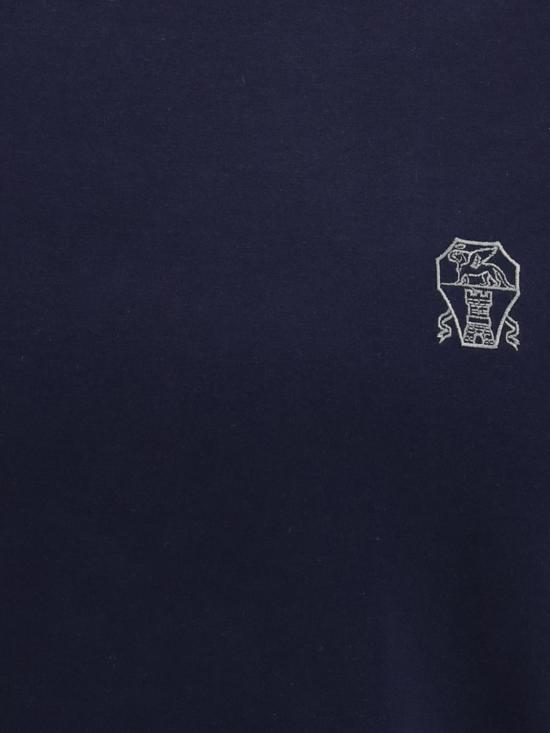 26SS 브루넬로 쿠치넬리 반팔 티셔츠 M0B131328G CW369 Blue - BRUNELLO CUCINELLI