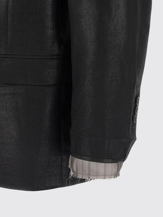 26SS 마르지엘라 Foiled 울 블레이저 S50BN0548M35745 900 Black - MAISON MARGIELA
