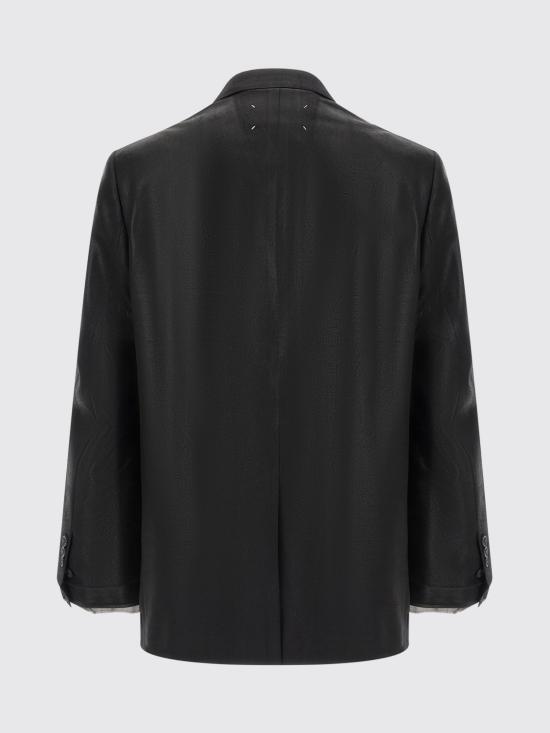 26SS 마르지엘라 Foiled 울 블레이저 S50BN0548M35745 900 Black - MAISON MARGIELA